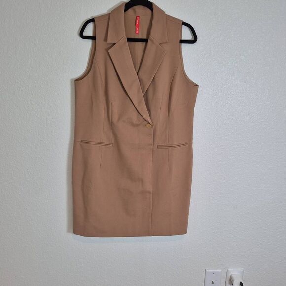 Spanx Perfect Ponte Vest Mini Sleeveless Dress XL - Picture 1 of 7